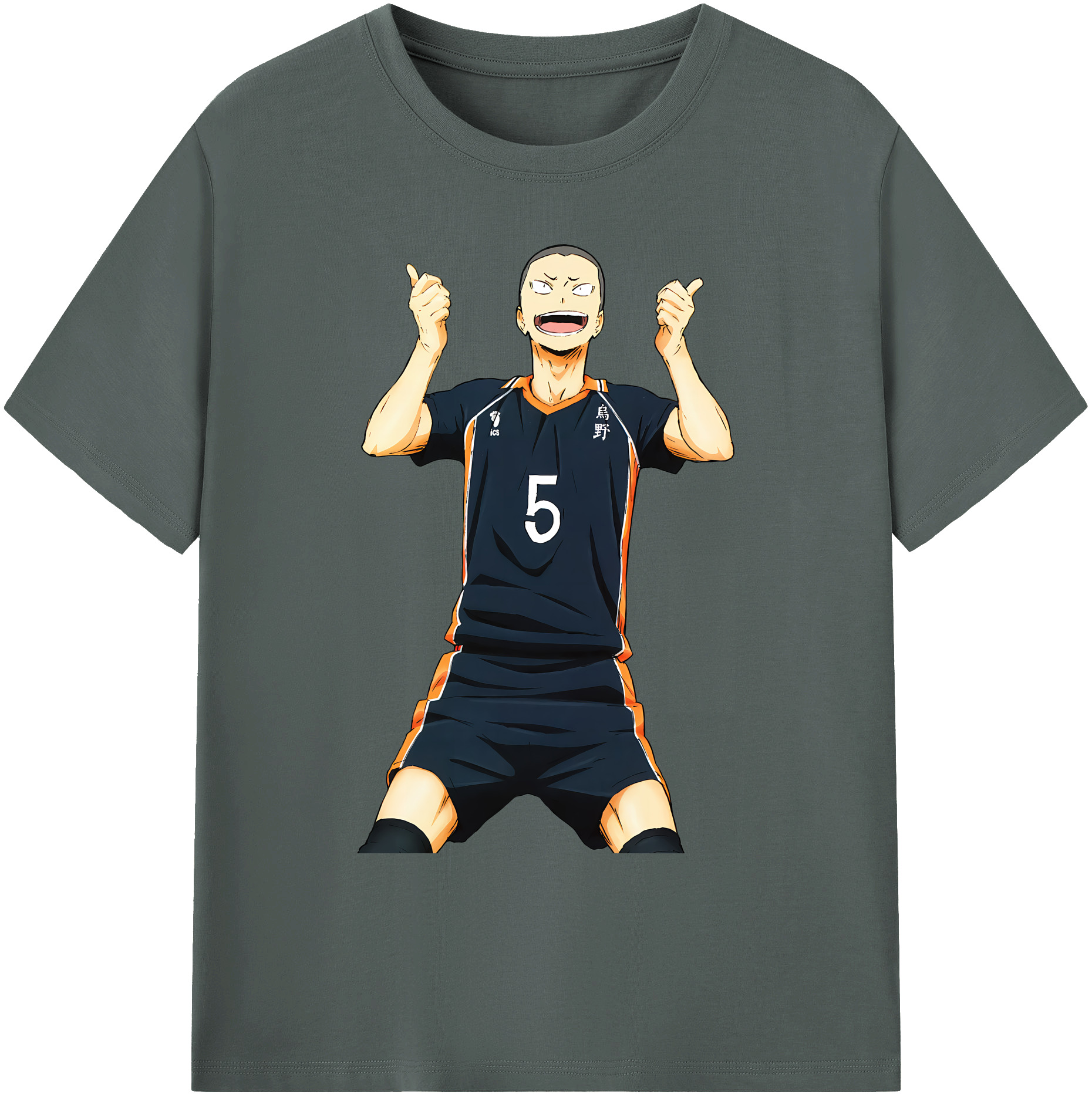 （画像用） ハイキュー!! Haikyu!! 綿100％ メンズ半袖Tシャツ｜肌触りやわらか＆通気性